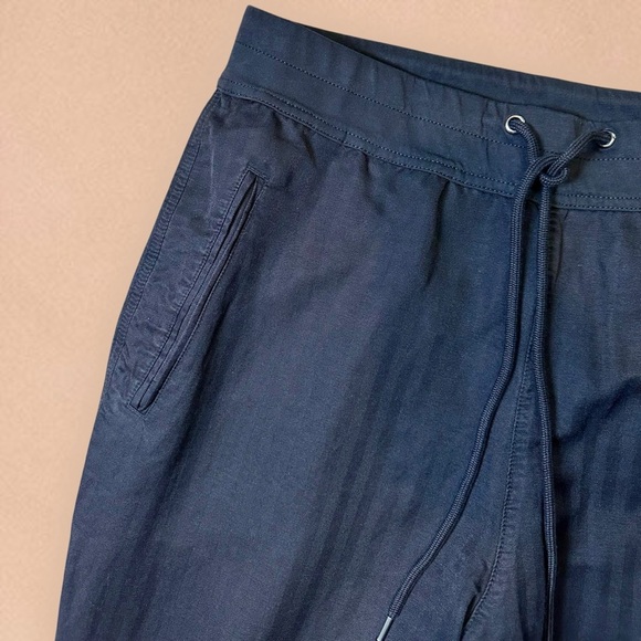 NWT James Perse ‘Classic Hino Tapered Drawstring Waist Pants’ in Black Size 2/M - Picture 9 of 15